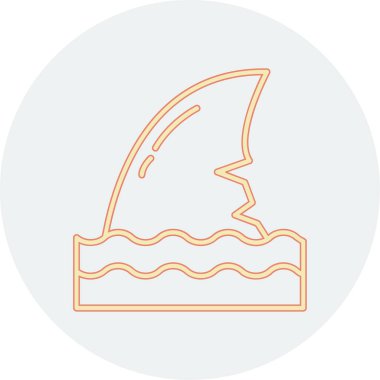 Çizgi film simgesinin vektör çizimi