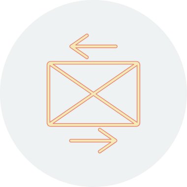 e- posta simgesi vektör illüstrasyonu