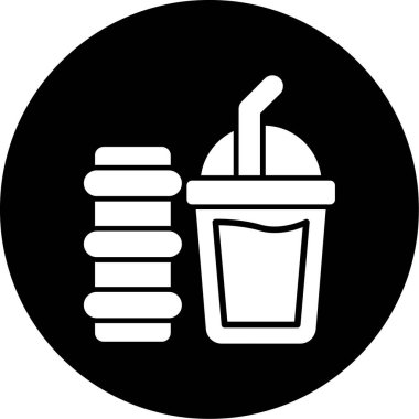 Gıda simgesinin vektör illüstrasyonu