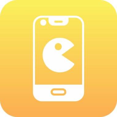 Akıllı telefon uygulama simgesinin vektör çizimi