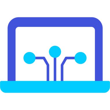 bilgisayar simgesi, vektör illüstrasyonu basit tasarım