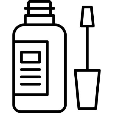 İlaç şişesi simgesi, taslak biçimi