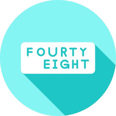 5 numaralı vektör logosu..