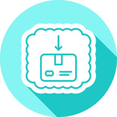 Bulut simgesi vektör illüstrasyonu