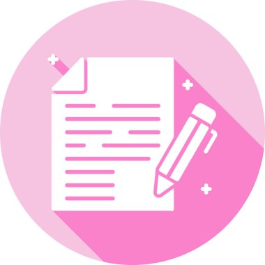 Belge simgesinin vektör illüstrasyonu