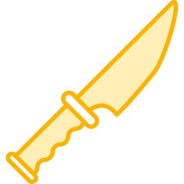 Bıçak. Web simgesi basit illüstrasyon