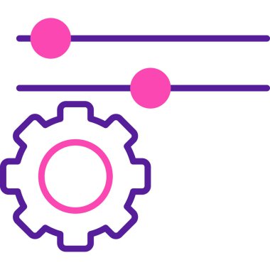 Ayarlama. Web simgesi basit tasarım