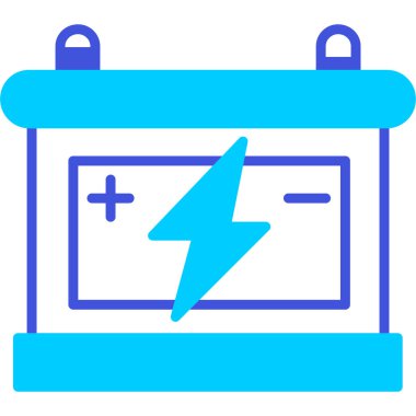 Pil. Web simgesi basit illüstrasyon
