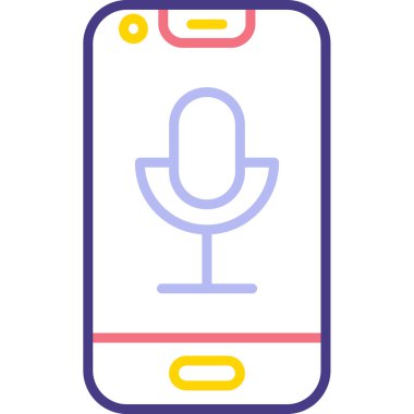 cep telefonu ikonu vektör illüstrasyonu