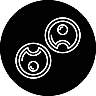 Kişisel ve ticari kullanımların vektör illüstrasyon simgesi.