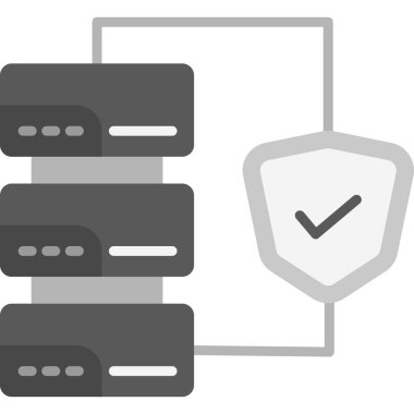 Moda biçimi izole edilmiş arkaplanda sunucu simgesi