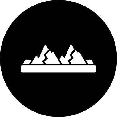 Projeniz için vektör dağ simgesi