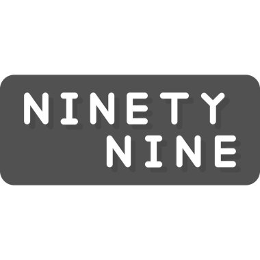 Sekiz numaralı çıkartma. 8 numara vektör işareti. numara