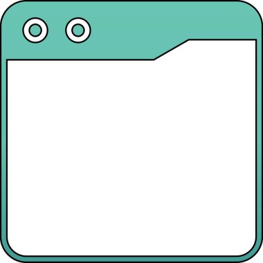 mavi arkaplan ile yeşil boş pano