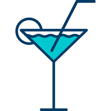 Kokteyl içki kutsal kişilerin resmi, vektör çizim