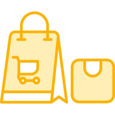 Alışveriş çantası. Basit tasarım