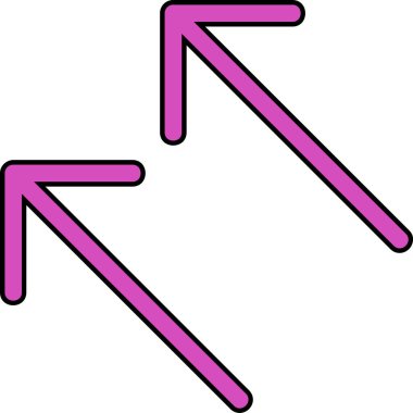 ok simgesi vektör illüstrasyonu