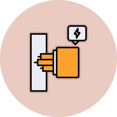 Modern bir simgenin vektör illüstrasyonu