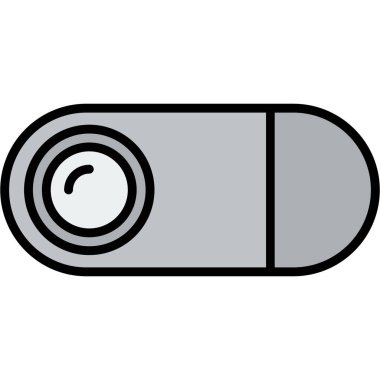 pil simgesi. Web tasarımı için pil vektör simgelerinin basit çizimi