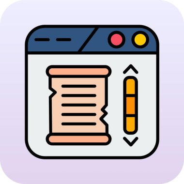 Web renk simgesi, vektör illüstrasyonu