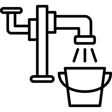 Su musluğu. Basit tasarım