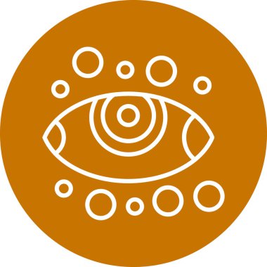 Göz simgesi vektör illüstrasyonu