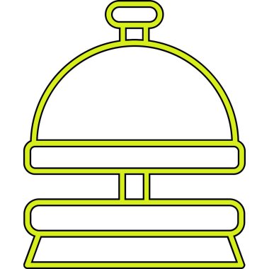 Çan simgesi vektör illüstrasyonu
