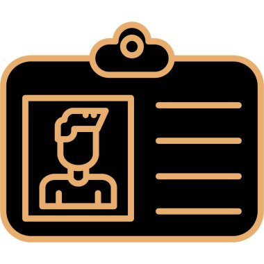 Bir insan simgesinin vektör illüstrasyonu