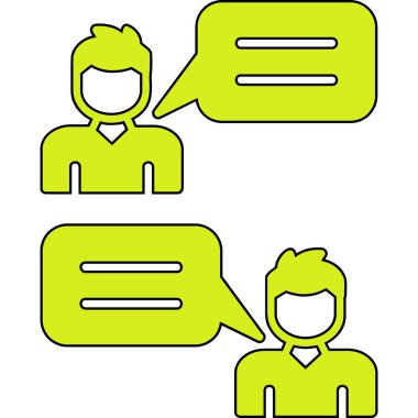 Bir kadın ve erkeğin vektör çizimi