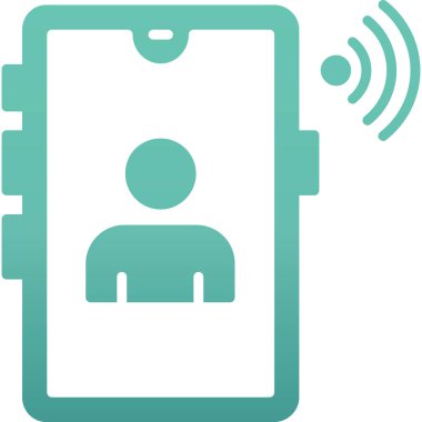 Telefon simgesi vektör illüstrasyonu