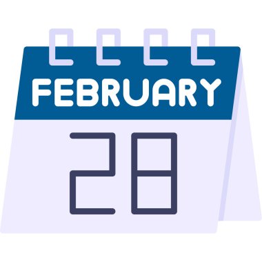 20 Şubat takvim simgesi