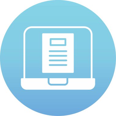 vektör dizüstü simgesi illüstrasyonu