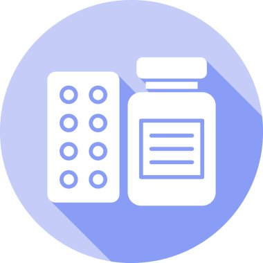 Hap. Web simgesi basit illüstrasyon