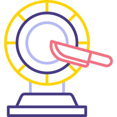 Uydu. Web simgesi basit illüstrasyon