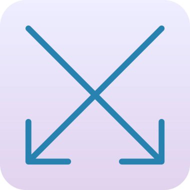 Modern simgenin vektör illüstrasyonu