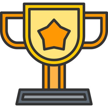 Ödül şampiyonu kupa simgesi