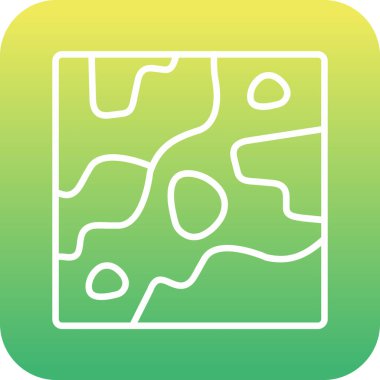 güzel ve güzel manzara vektör simgesi