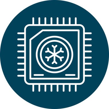 Devre kartı simgesi. teknoloji kavramı.