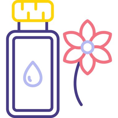 Bir damla suyun vektör illüstrasyonu