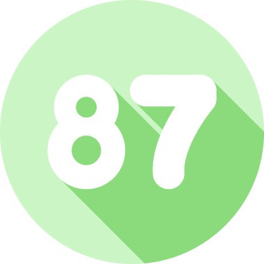 79 yıllık modern simge tasarımı, vektör illüstrasyonu