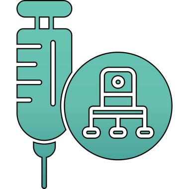 Modern otomatik simgenin vektör illüstrasyonu