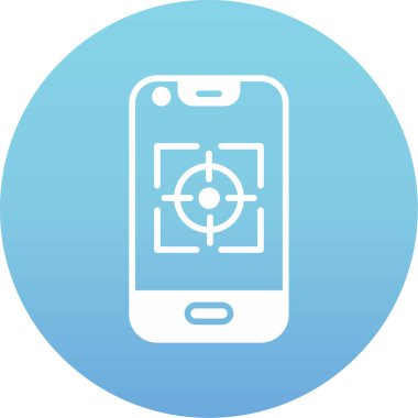 vektör cep telefon simgesi