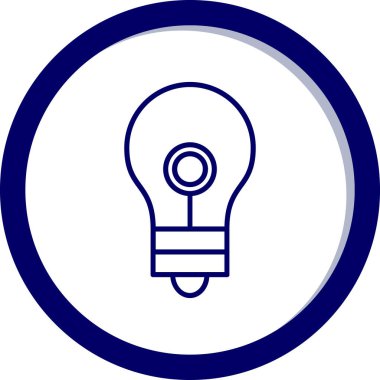 ampul simgesi, vektör illüstrasyon tasarımı