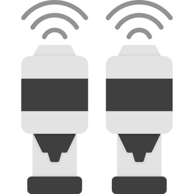 Modern oto tamir simgesinin vektör illüstrasyonu