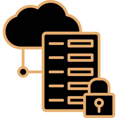 Bulut hesaplama. Web basit illüstrasyonu