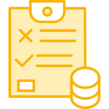 data analizi vektör simgesi modern basit tasarım