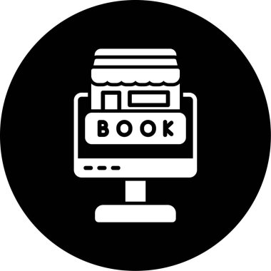 kitap simgesi, vektör illüstrasyonu