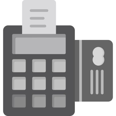 Banka hesap makinesi simgesi, basit biçim