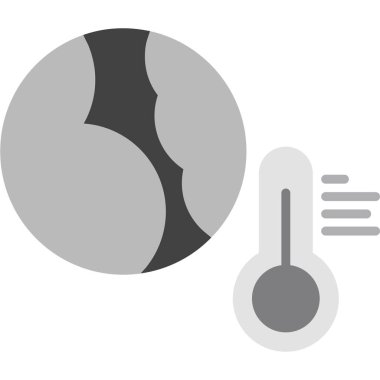 termometre simgesi, vektör illüstrasyonu