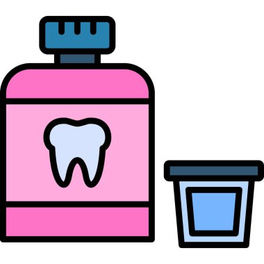 tooth icon. outline illustration of dental vector icons for web
